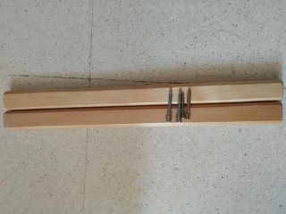 Cuna de tijera de madera para bebé