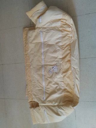 Cuna de tijera de madera para bebé