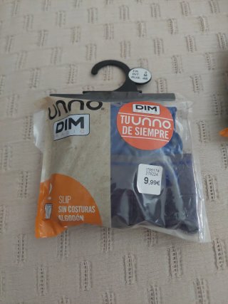 2 Packs de 2 Calzoncillos DIM Talla M Algodón