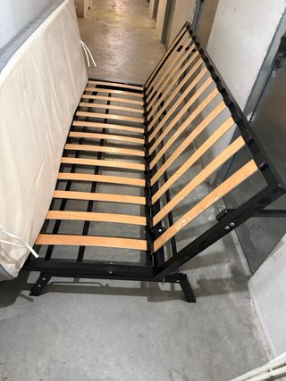 Sofá Cama Gris y Negro