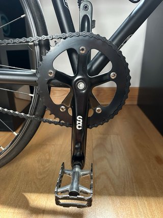 Bicicleta State 4130 Fixie/Singlespeed Negra
