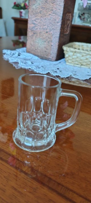 Set 6 mini boccali Birra Vetro