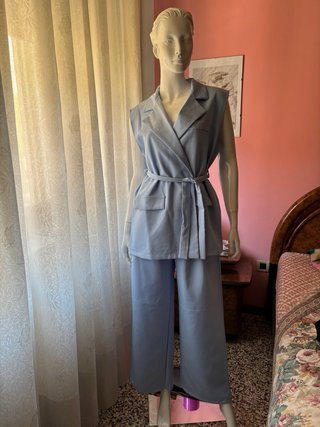 Completo pantalone + blusa taglia unica