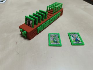 Expositor Tarjetas Minecraft Kinder Joy