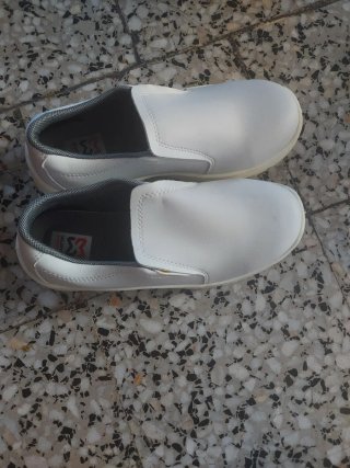 Zapatos de Cocina Blancos Talla 37