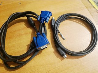 Lotto Cavi Video PC Antenne Scart VGA Retro