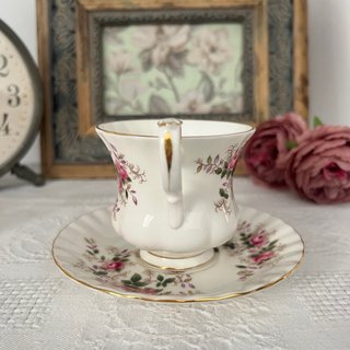 Taza y plato Royal Albert porcelana Lavender Rose