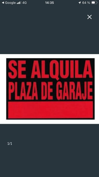 Se alquila Plaza de Garaje Burgos