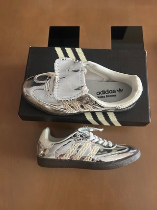 Adidas x Wales Bonner Samba Plata Metálico