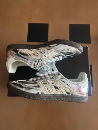 Adidas x Wales Bonner Samba Plata Metálico