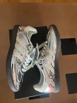 Adidas x Wales Bonner Samba Plata Metálico