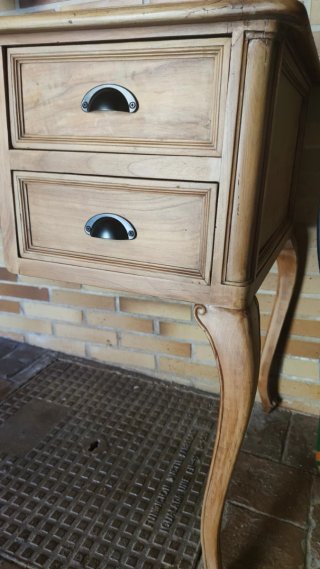 Escritorio Estilo Isabelino Madera Restaurado