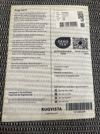Tappeto Kilim 160x230 Lavabile Beige/Grigio
