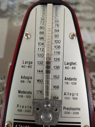Metronomo portatile vintage