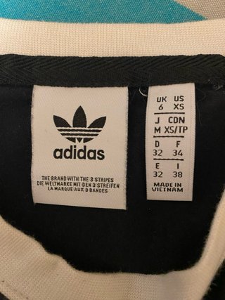 Top Adidas Negro Manga Larga
