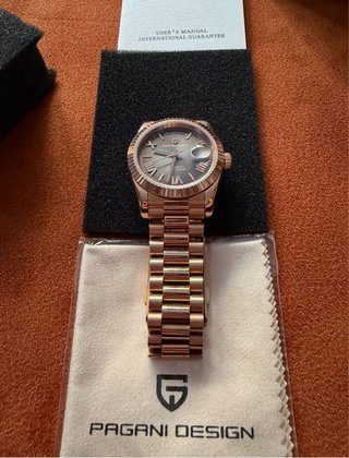 Pagani Design Rose Gold 36mm Day Date