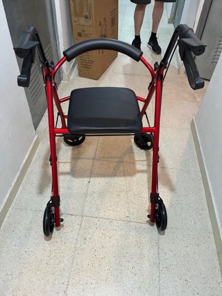 OrtoPrime Andador para Ancianos 4 ruedas con cesta