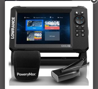 Lowrance Eagle 7 con PoweryMax y Transductor