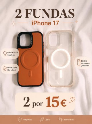 2 Fundas iPhone 17 MagSafe