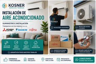 Suministro e instalación de aire acondicionado en