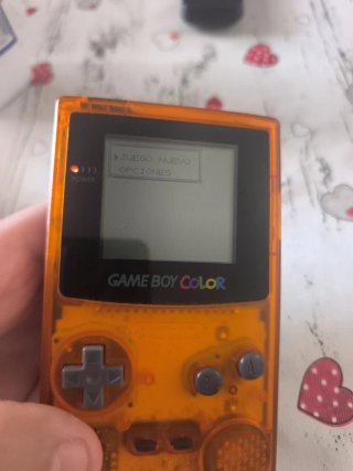 Nintendo Game Boy Color Naranja Transparente