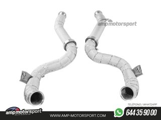 DOWNPIPE ALPHA COMPETITION PARA MERCEDES C63 AMG W205 2014-2021 - ANTITÉRMICO