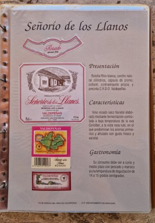 Libro Vinos de Valdepeñas.