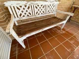Banco de madera para jardín