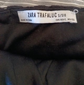 Top pizzo nero Zara