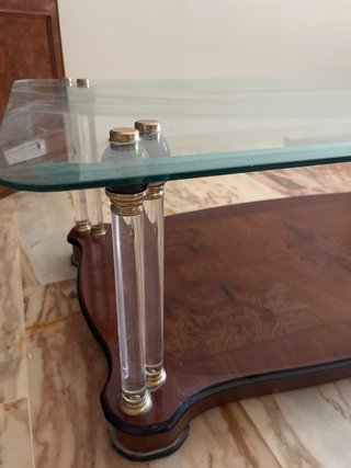 Regalo mesa de centro madera y cristal