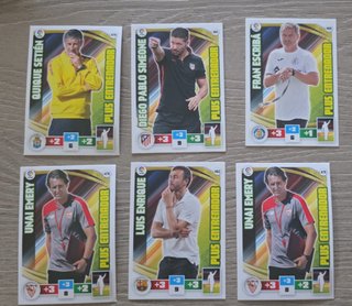 Adrenalyn 2015-16 Entrenadores (6 cromos)