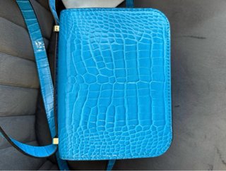 Bolso Guess Azul Cocodrilo