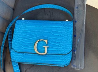 Bolso Guess Azul Cocodrilo