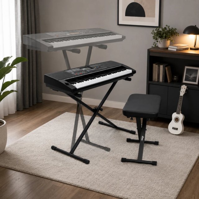 Supporto Tastiera Pieghevole Tiger KYS77-BK