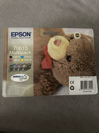 Pack 4 cartuchos Epson T0615 Multipack
