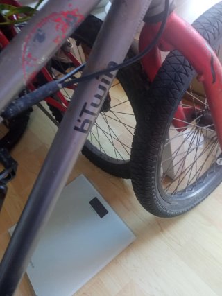 Bicicleta BMX negra
