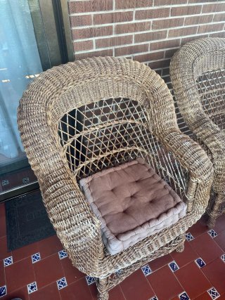 2 Sillones de mimbre