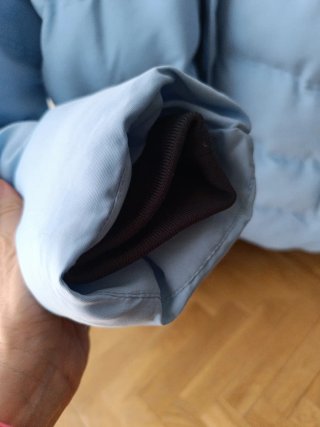 KWD Chaquetón acolchado Invierno Azul con Capucha