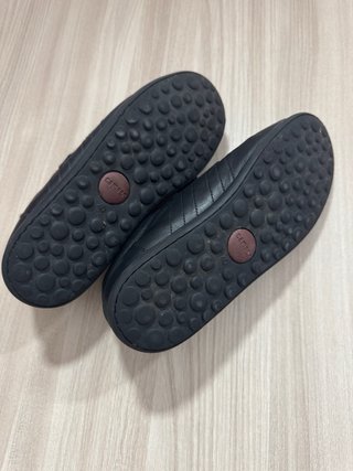 Zapatos Escolares Camper Negro Velcro