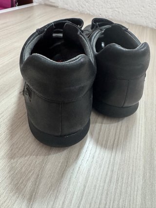 Zapatos Escolares Camper Negro Velcro