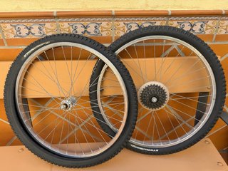 Ruedas de Bici con Piñonera