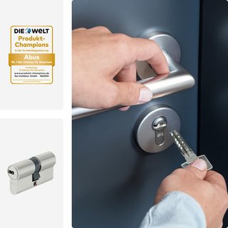 ABUS cilindro puerta llave reversible seguridad