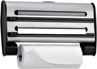 Dispensatore triplo in acciaio inossidabile pratico Emsa
