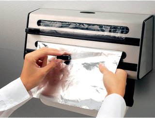 Dispensatore triplo in acciaio inossidabile pratico Emsa