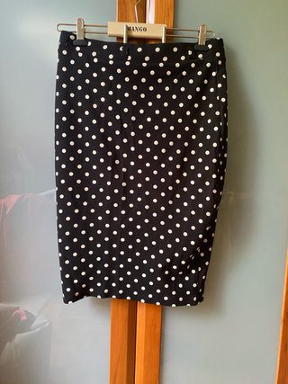Conjunto Falda y Blazer Lunares