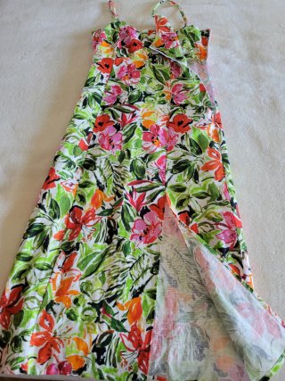 Vestido estampado floral Salsa talla XS