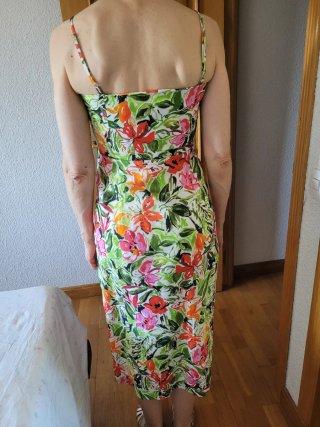 Vestido estampado floral Salsa talla XS