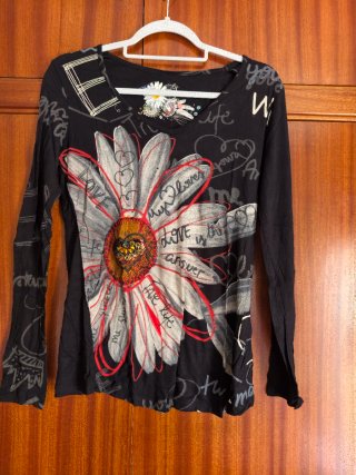 Lote 10 Camisetas Manga Larga Desigual Talla Ly XL