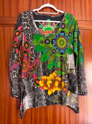 Lote 10 Camisetas Manga Larga Desigual Talla Ly XL