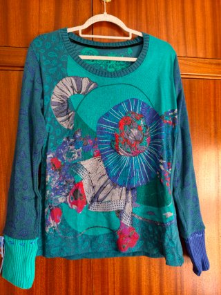 Lote 10 Camisetas Manga Larga Desigual Talla Ly XL